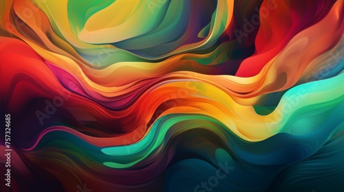 Expressive forms: Abstract background with an expressive display of colors and diverse shapes.