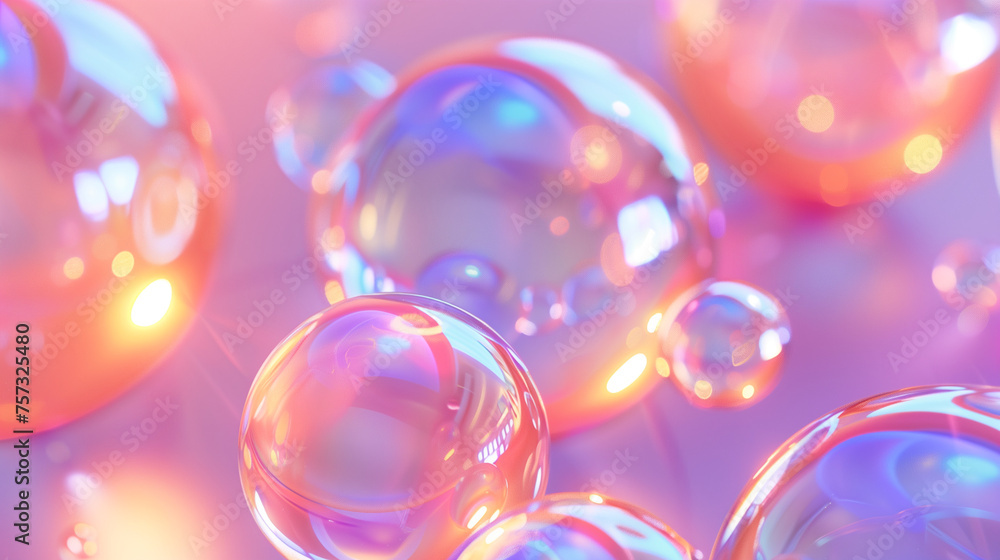 Illustration of colorful 3d bubbles, 3D bubbles, Bubble background, Colorful sphere display Illustration of colorful 3d bubbles, 3D bubbles, Bubble background, Colorful sphere display