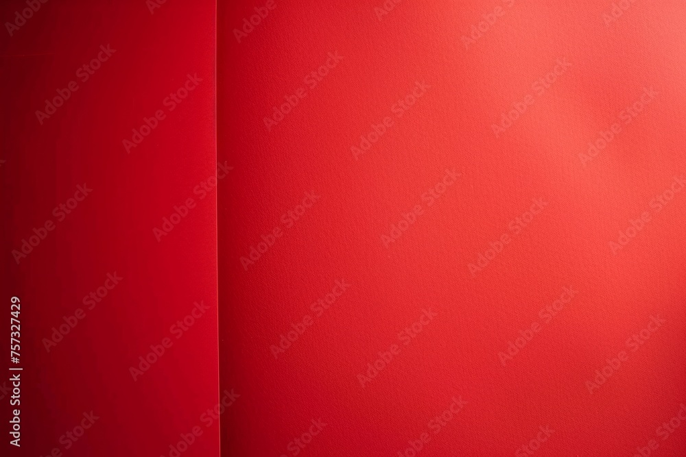 Obraz premium Chic Red Canvas: A clean and minimalist red background wallpaper that embodies simplicity and elegance with its chic design.