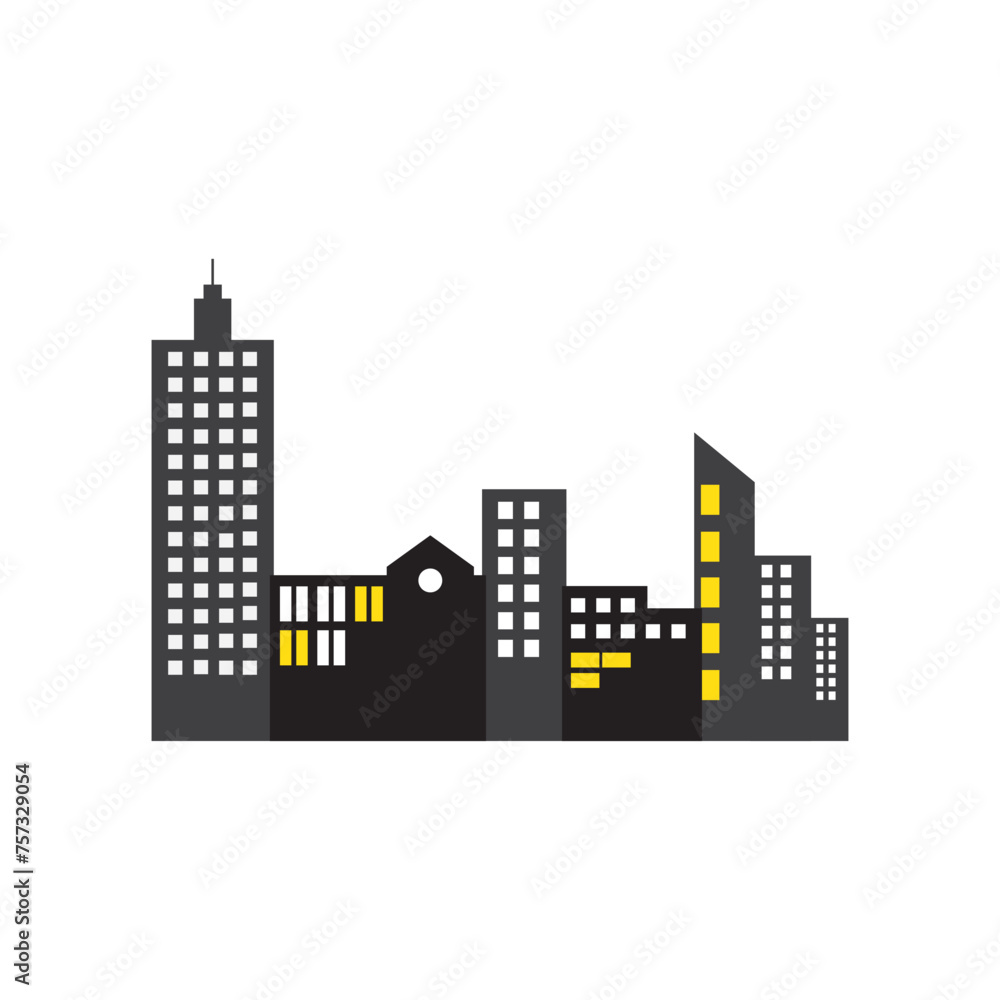 City skyline logo