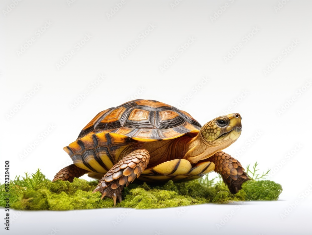 Obraz premium turtle on white