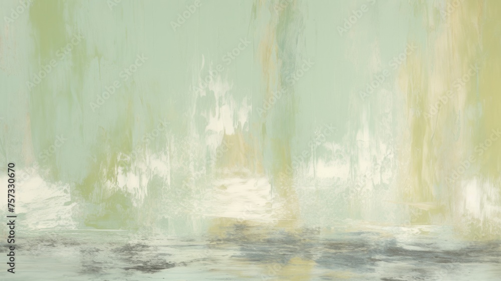 Soft Pastel Harmony: Discover harmony in soft pastels with this combination of muted mint green and pale yellow brushstrokes, enhanced by a subtle texture. Soft Pastel Harmony: Discover harmony in soft pastels with this combination of muted mint green and pale yellow brushstrokes, enhanced by a subtle texture.