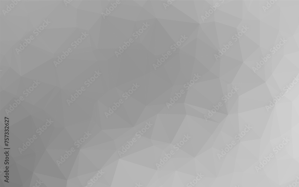 Light Silver, Gray vector triangle mosaic template. Light Silver, Gray vector triangle mosaic template.