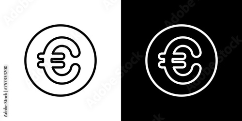 シンプルな通貨のベクターアイコン