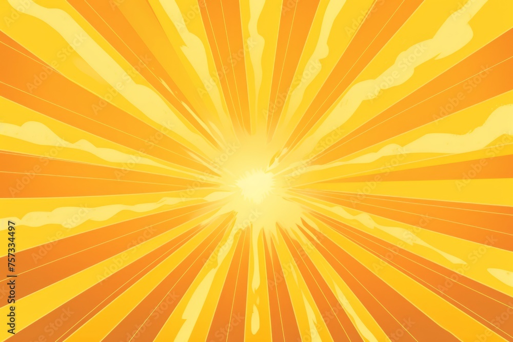 Serenity sunburst background with mellow yellow beams. Soft and peaceful. Serenity sunburst background with mellow yellow beams. Soft and peaceful.