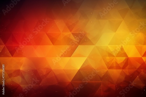 Warm Color Palette: Dive into warmth with this yellow, orange, and red geometric abstract background, offering a vibrant and energetic backdrop for creative projects and presentations.