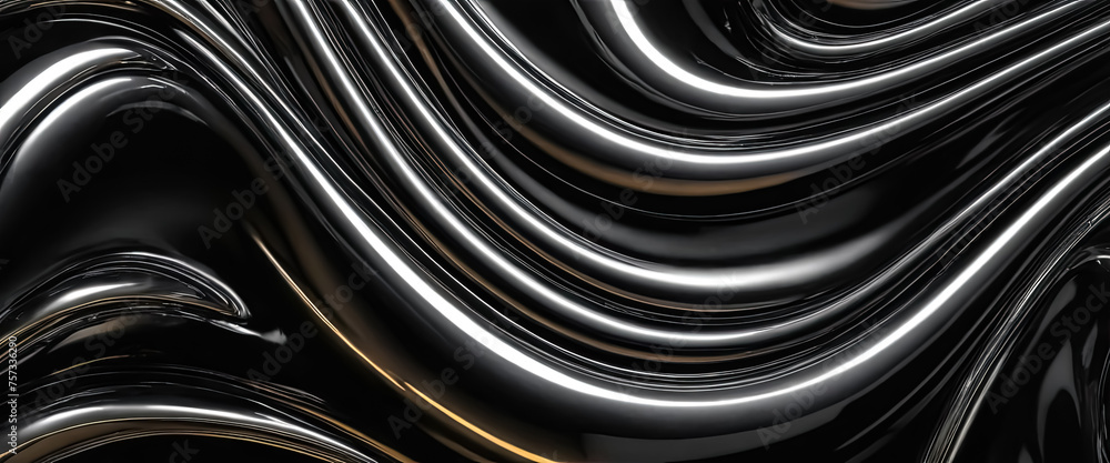 Liquid Chrome Cascade Wonderland