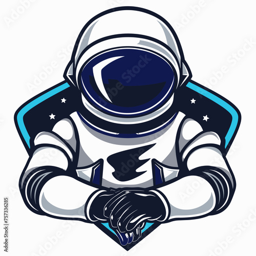 Wallpaper Mural Vector esports logotype astronaut on white background, logo astronaut, icon astronaut, sticker astronaut, symbol astronaut, emblem astronaut, cosmonaut, spaceman Torontodigital.ca