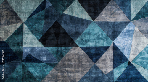 Minimalist design contemporary geometric pattern rug
