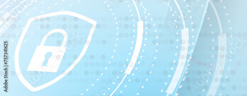 Cyber security and information or network protection. Future cyber technology web services for business and internet project