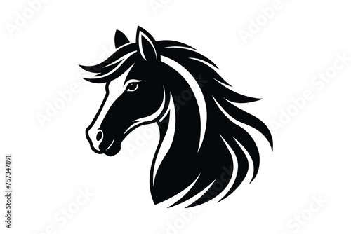 Fototapeta Naklejka Na Ścianę i Meble -  horse head icon vector illustration design 23.eps