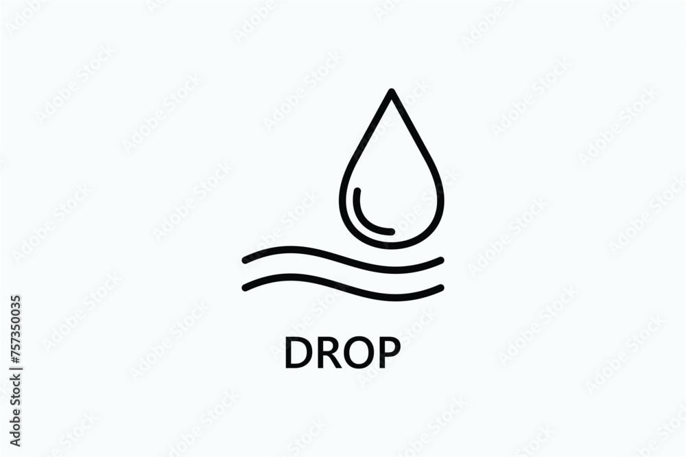 Drop icon or logo sign symbol vector illustration Drop icon or logo sign symbol vector illustration