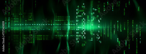 binary code tech background