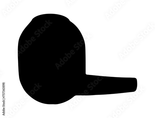 Door knocker silhouette vector art