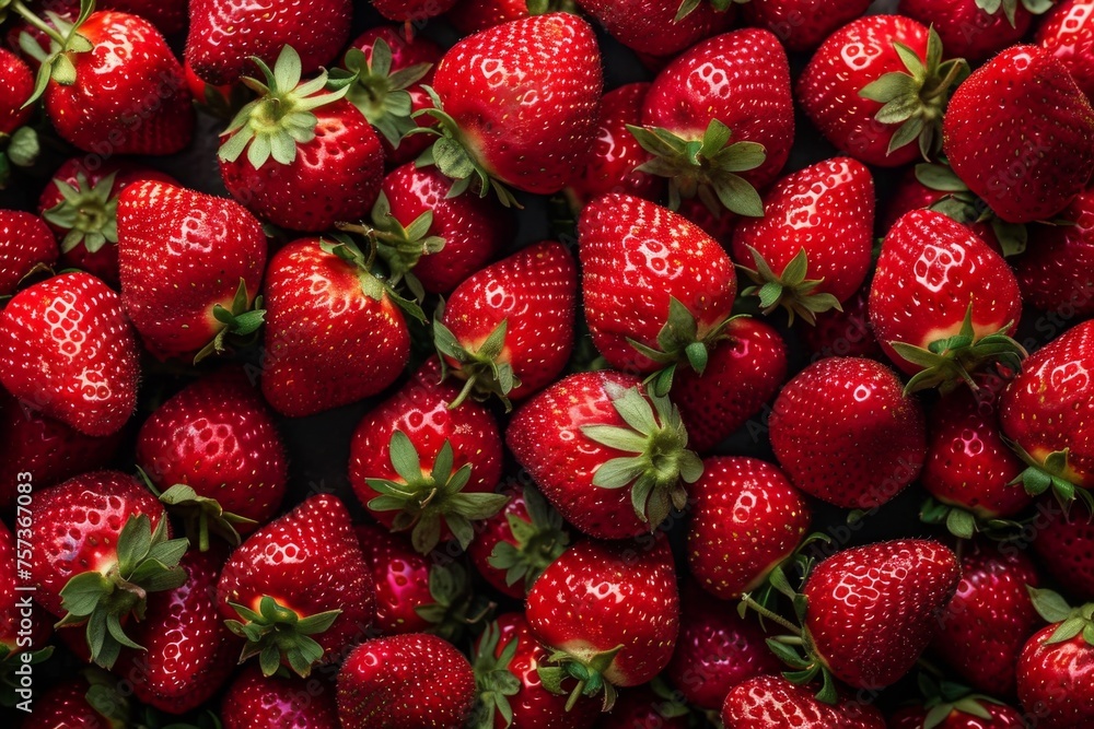 red strawberries background red strawberries background