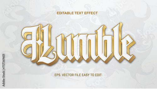 Editable text effect gold classic aesthetics