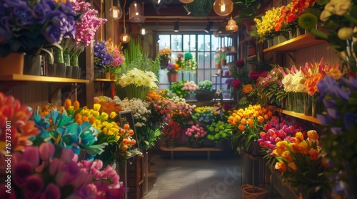 Exploring the Vibrant Ambiance of a Cozy Flower Shop