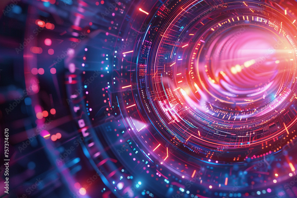 Design a tech-inspired backdrop background filled with intricate 3D animated patterns and unique elements Design a tech-inspired backdrop background filled with intricate 3D animated patterns and unique elements