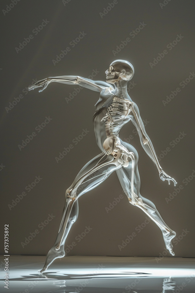 Human anatomy muscle and movement. ฌlowing glass Human anatomy muscle and movement. ฌlowing glass