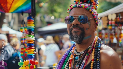 Colorful Celebration: Embracing Diversity at a Vibrant Festival