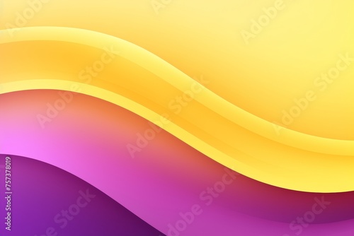 Eggplant Purple to Lemon Chiffon abstract fluid gradient design  curved wave in motion background for banner  wallpaper  poster  template  flier and cover