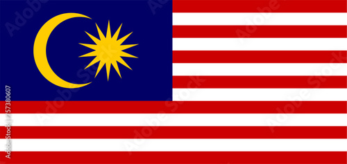 flag of malaysia country photo