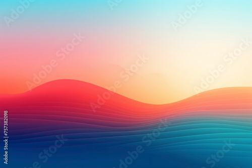 Dynamic sunrise gradient background over the horizon.