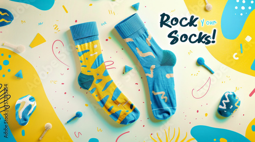 Mismatched Socks Theme for World Down Syndrome Day