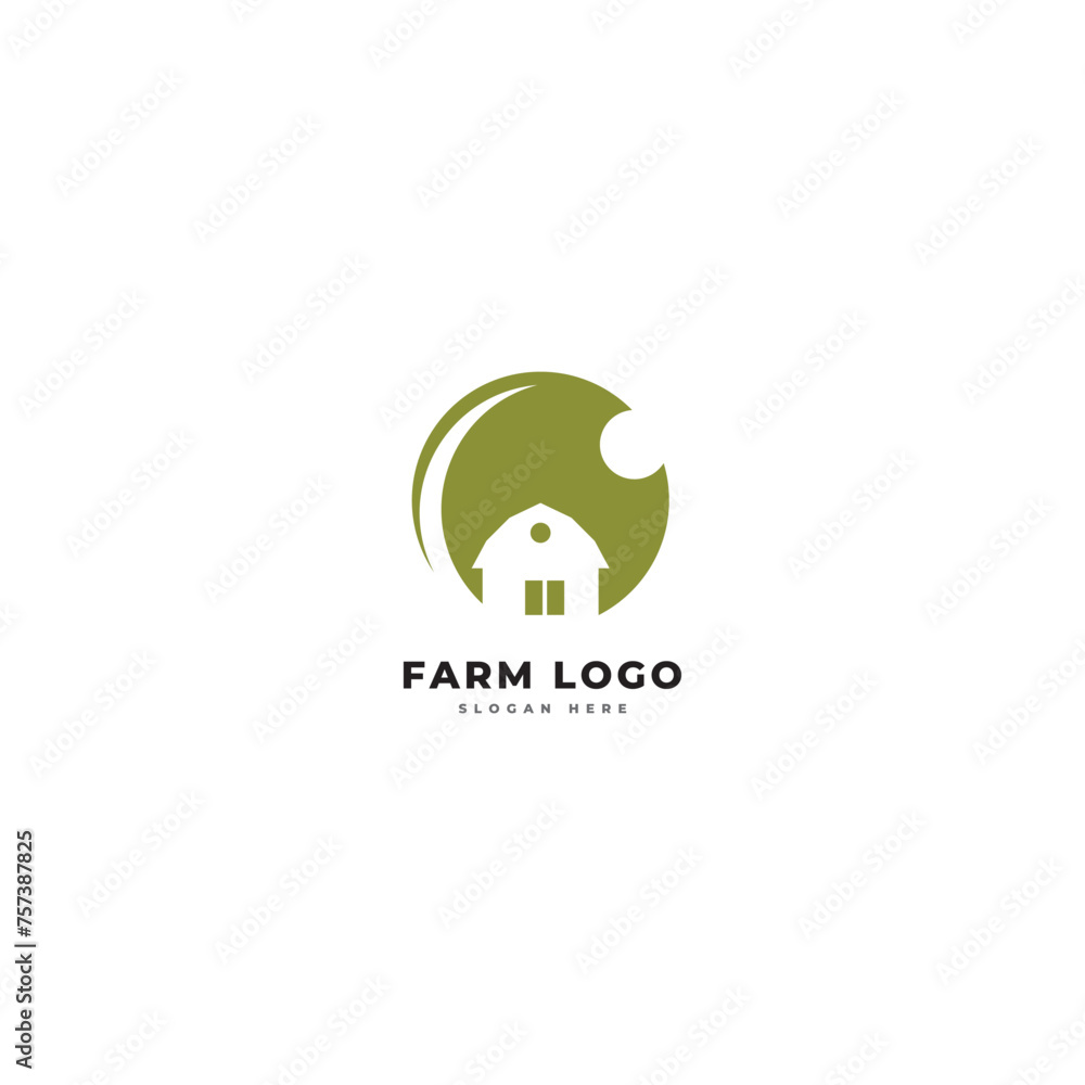 Farm logo icon vector template. Farm logo icon vector template.