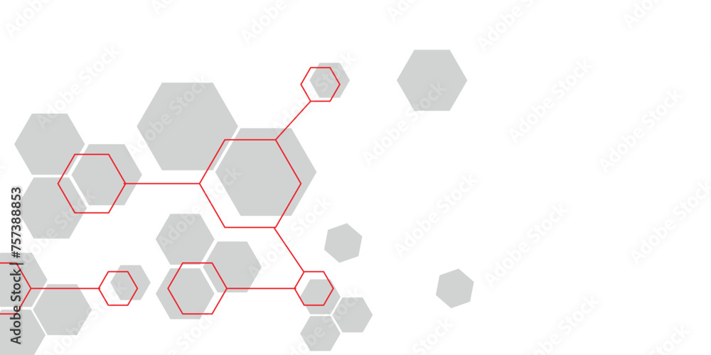 hexagon pattern. Seamless background. Abstract honeycomb background in grey color. Vector hexagon pattern. Seamless background. Abstract honeycomb background in grey color. Vector