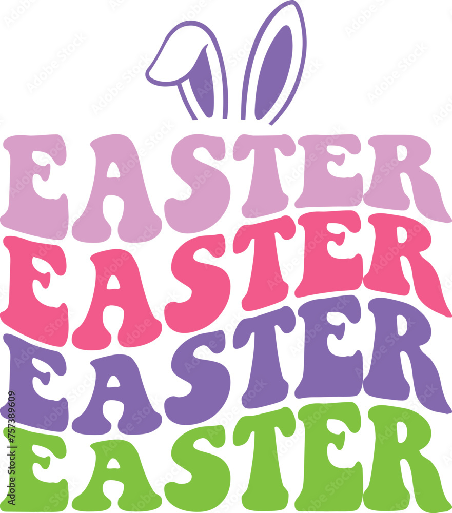 Easter typography design on plain white transparent isolated background for card, shirt, hoodie, sweatshirt, apparel, tag, mug, icon, poster or badge Easter typography design on plain white transparent isolated background for card, shirt, hoodie, sweatshirt, apparel, tag, mug, icon, poster or badge