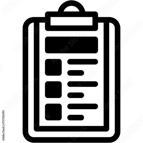 Clipboard, Task, Exam, Admission, Checklist, Pen Icon