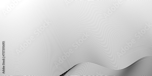 Abstract white blend digital wave lines and technology transparent background. Minimal carve wavy white and gray flowing wave lines and glowing moving lines. Futuristic sound wave lines background.