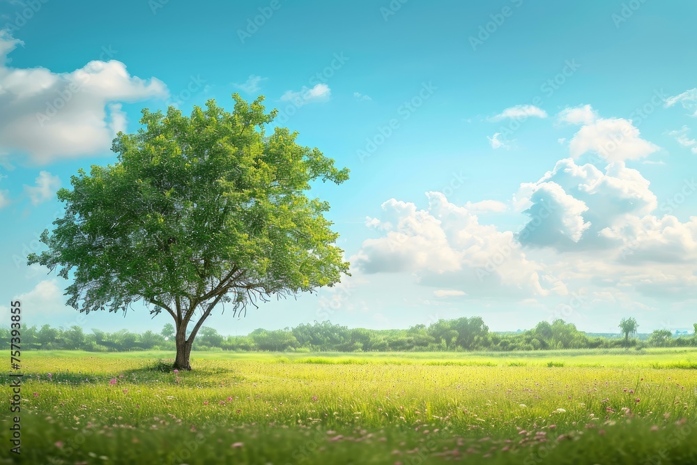 Arbor tree day nature. Green ecology. Generate Ai Arbor tree day nature. Green ecology. Generate Ai