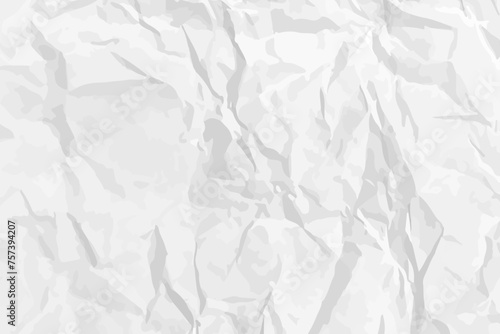 White clean crumpled paper