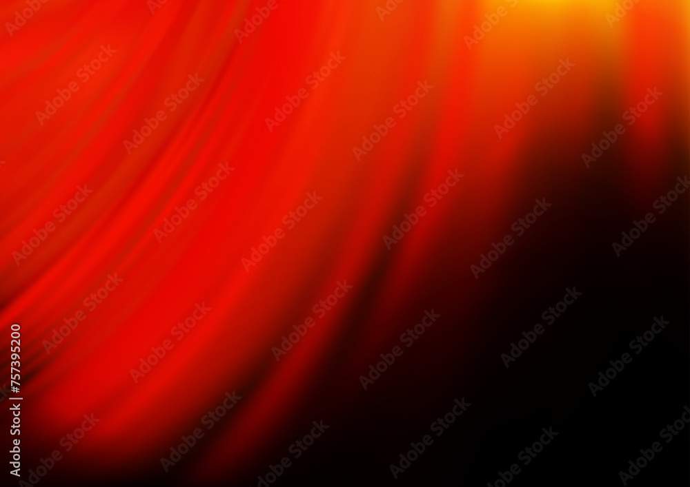Dark Red, Yellow vector template with bent lines. Dark Red, Yellow vector template with bent lines.