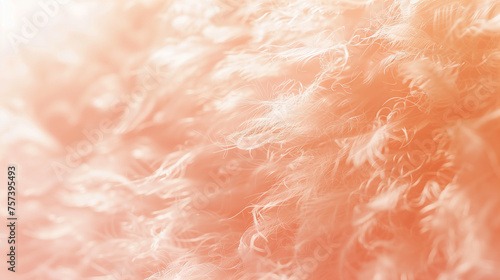 furry texture in peachy colour 