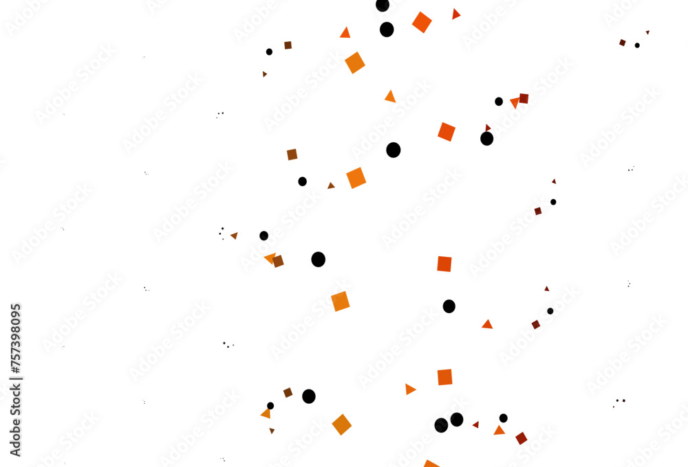 Light Orange vector texture in poly style with circles, cubes. Light Orange vector texture in poly style with circles, cubes.