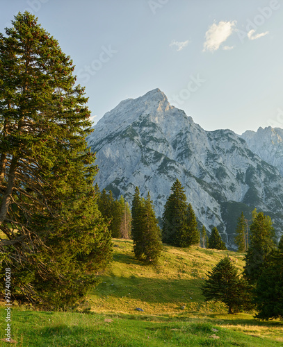 Huderbankspitze, Walderalm, Gnadenwald, Karwendel, Tirol, Österreich photo