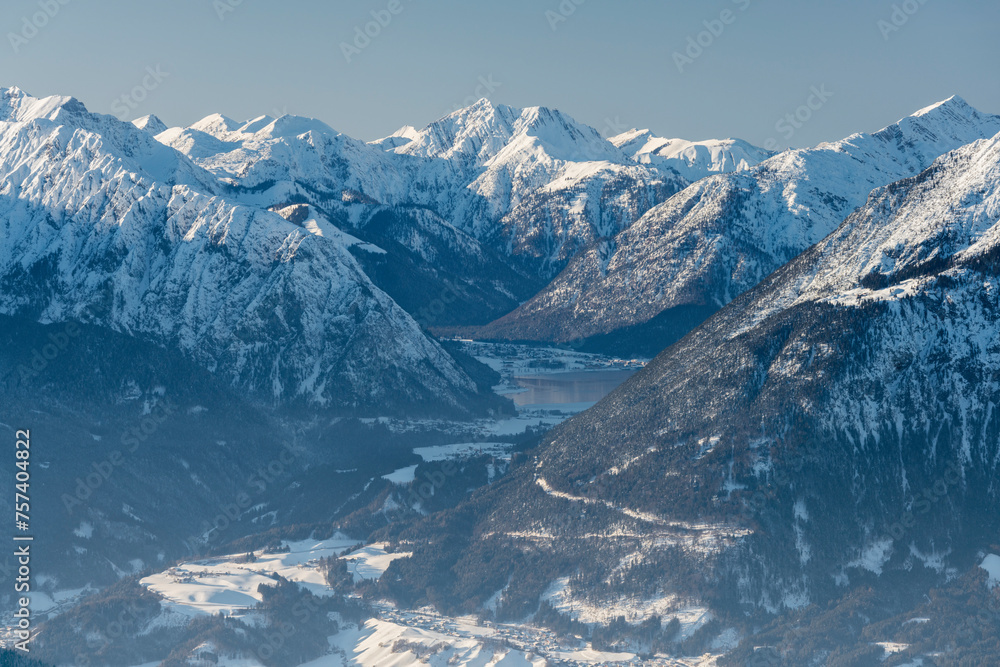 custom made wallpaper toronto digitalBlick über das Inntal, Karwendel, Achensee, Tirol, Österreich