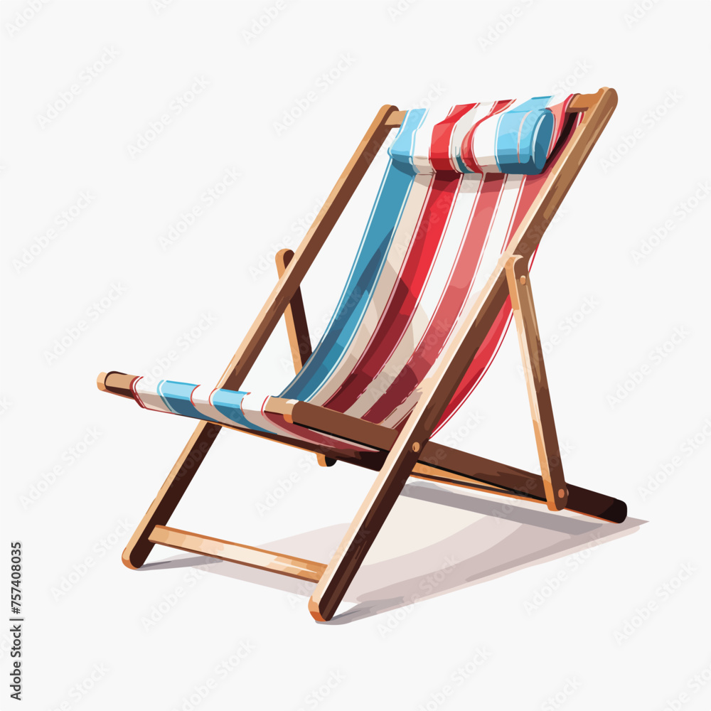 Deck Chair Clipart Clipart isolated on white background