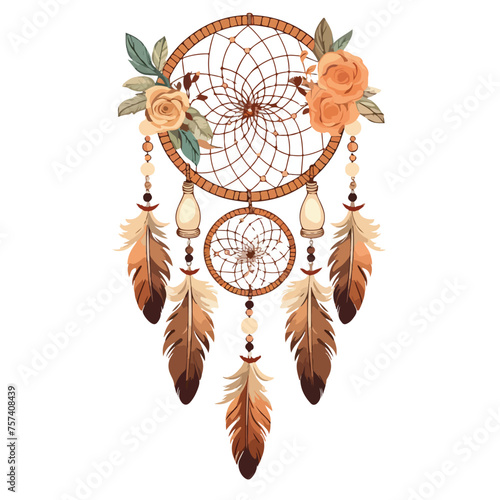Dreamcatcher Clipart  isolated on white background © Noman