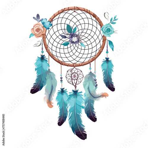 Dreamcatcher Clipart  isolated on white background © Noman