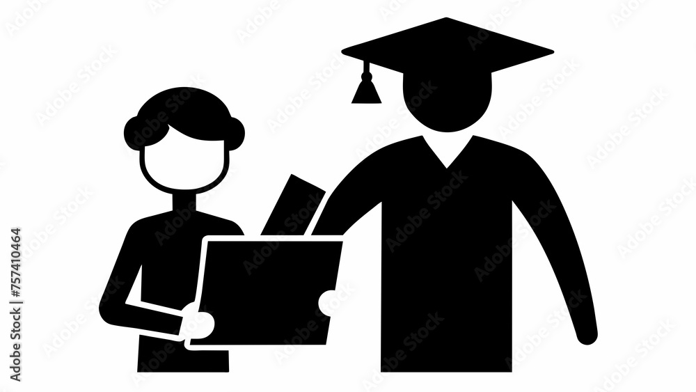 student and teacher silhouette vector and svg file student and teacher silhouette vector and svg file