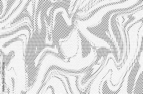 Abstract black and white psychedelic seamless marble pattern with hallucination swirls. Vector liquid monochrome acrylic texture. Flow art. Tie dye simple artistic effect.	