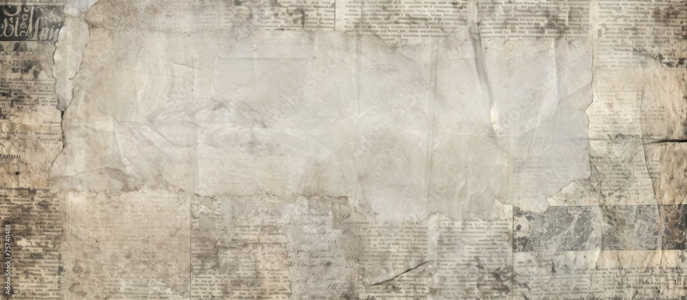 A detailed closeup of weathered paper on a wooden wall, showcasing intricate patterns and textures. The artistry resembles a city landscape with subtle hints of grass, soil, and twigs A detailed closeup of weathered paper on a wooden wall, showcasing intricate patterns and textures. The artistry resembles a city landscape with subtle hints of grass, soil, and twigs
