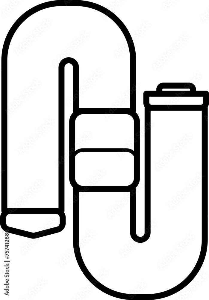 Tourniquet Outline Illustration Vector Tourniquet Outline Illustration Vector