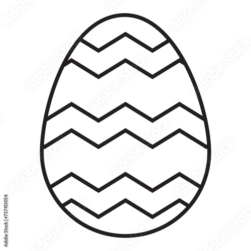 Easter Egg Vector. Set of color ester eggs. Vector set of easter eggs, silhouette. Easter day element set. Vector illustration of egg.