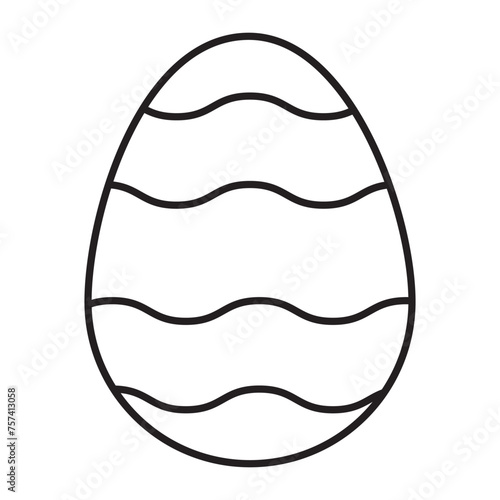 Easter Egg Vector. Set of color ester eggs. Vector set of easter eggs, silhouette. Easter day element set. Vector illustration of egg.