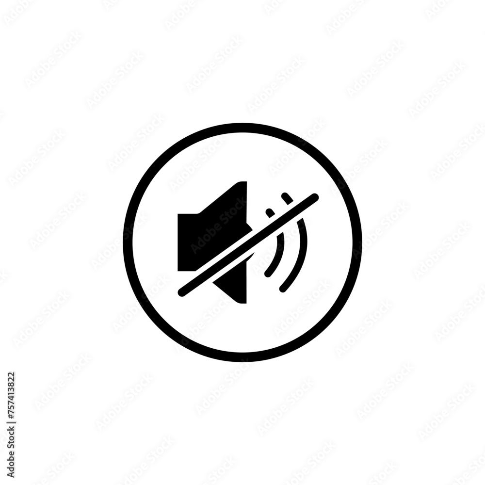 Speaker icon set. volume icon vector. loudspeaker icon vector. Mute and unmute volume sound flat vector icons for video apps and websites Speaker icon set. volume icon vector. loudspeaker icon vector. Mute and unmute volume sound flat vector icons for video apps and websites
